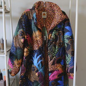 Jungle Pop Long Puffer